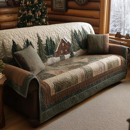 Forest Lodge Quilted Sofa Cover NCU0DV1865