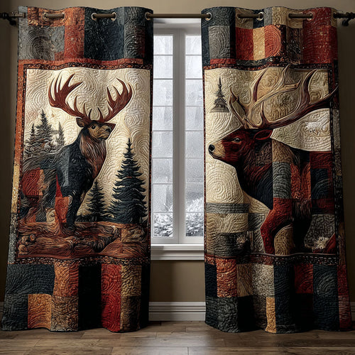 Forest Majesty Quilted Curtains NCU0PTT2183
