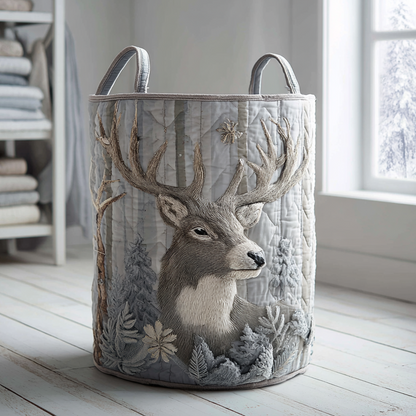 Forest Majesty Quilted Laundry Basket NCU0NXD045