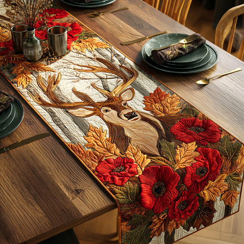 Forest Majesty Quilted Table Runner NCU0NTD679