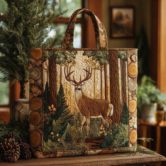 Forest Majesty Quilted Tote Bag NCU0NNT2034