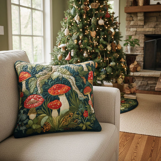 Forest Meadow Quilted Pillow Case NCU0PTT2247