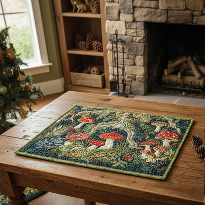 Forest Meadow Quilted Place Mat NCU0PTT2247