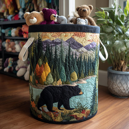 Forest Paws Quilted Laundry Basket NCU0DV789