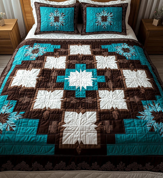 Forest Peak 3-Piece Quilted Bedding Set NCU0PTT085
