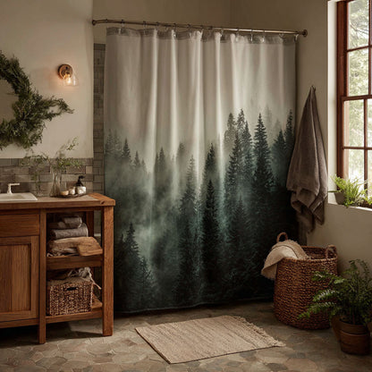 Forest Peaks Shower Curtain NCU0DDK2411