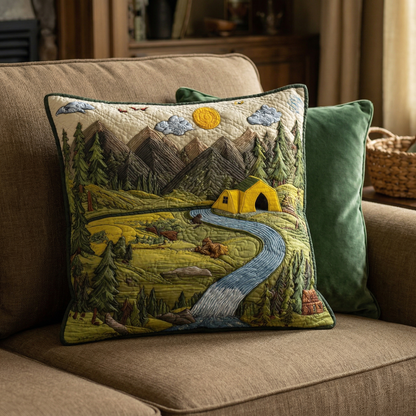 Forest River Camp Quilted Pillow Case NCU0NXD1161
