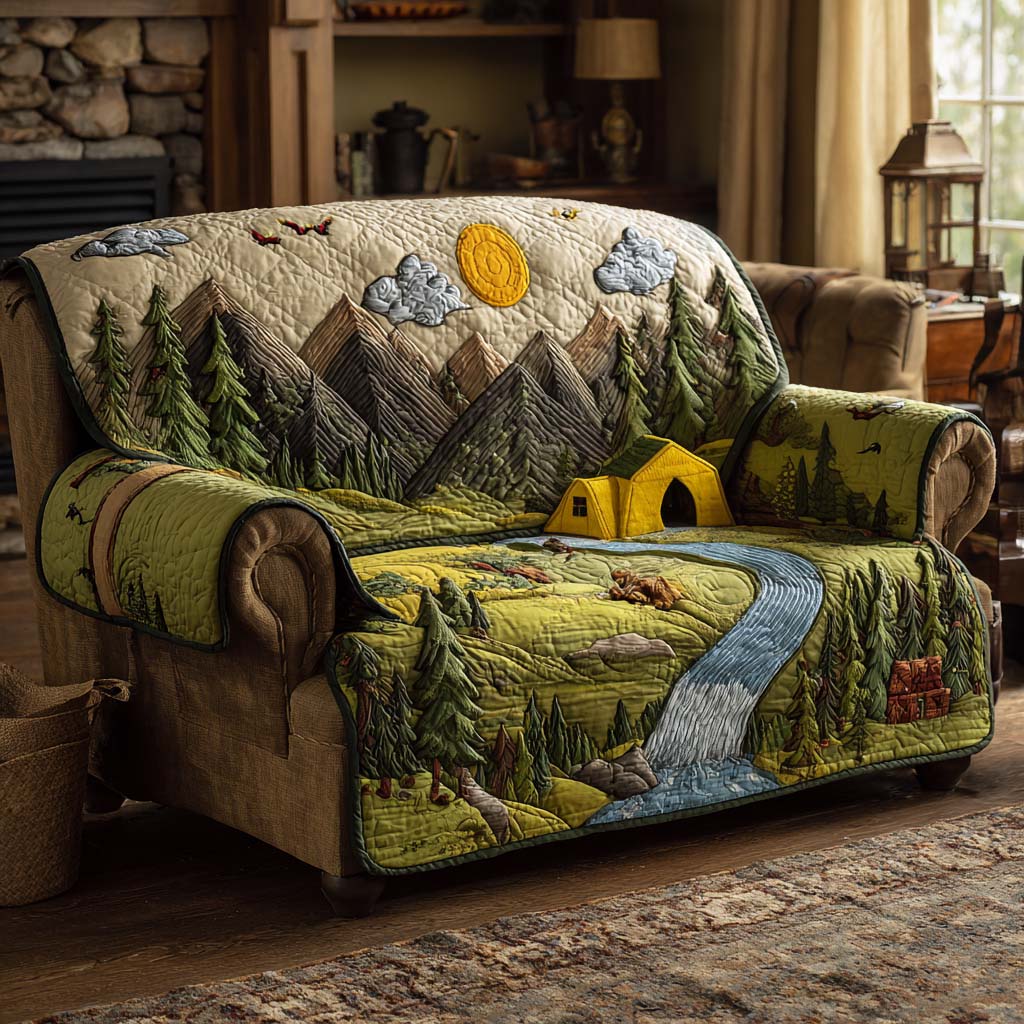 Forest River Camp Quilted Sofa Cover NCU0NXD1161