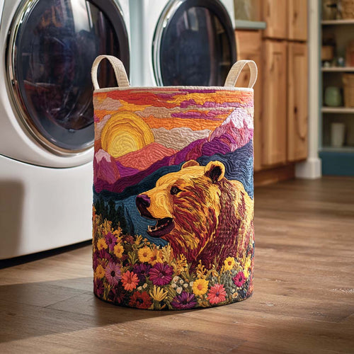 Forest Roar Quilted Laundry Basket NCU0NTD153