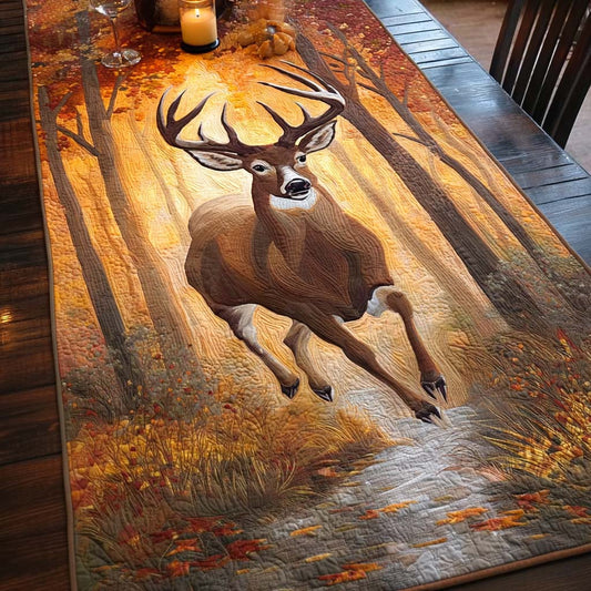 Forest Runner Quilted Table Runner NCU0NNT1909