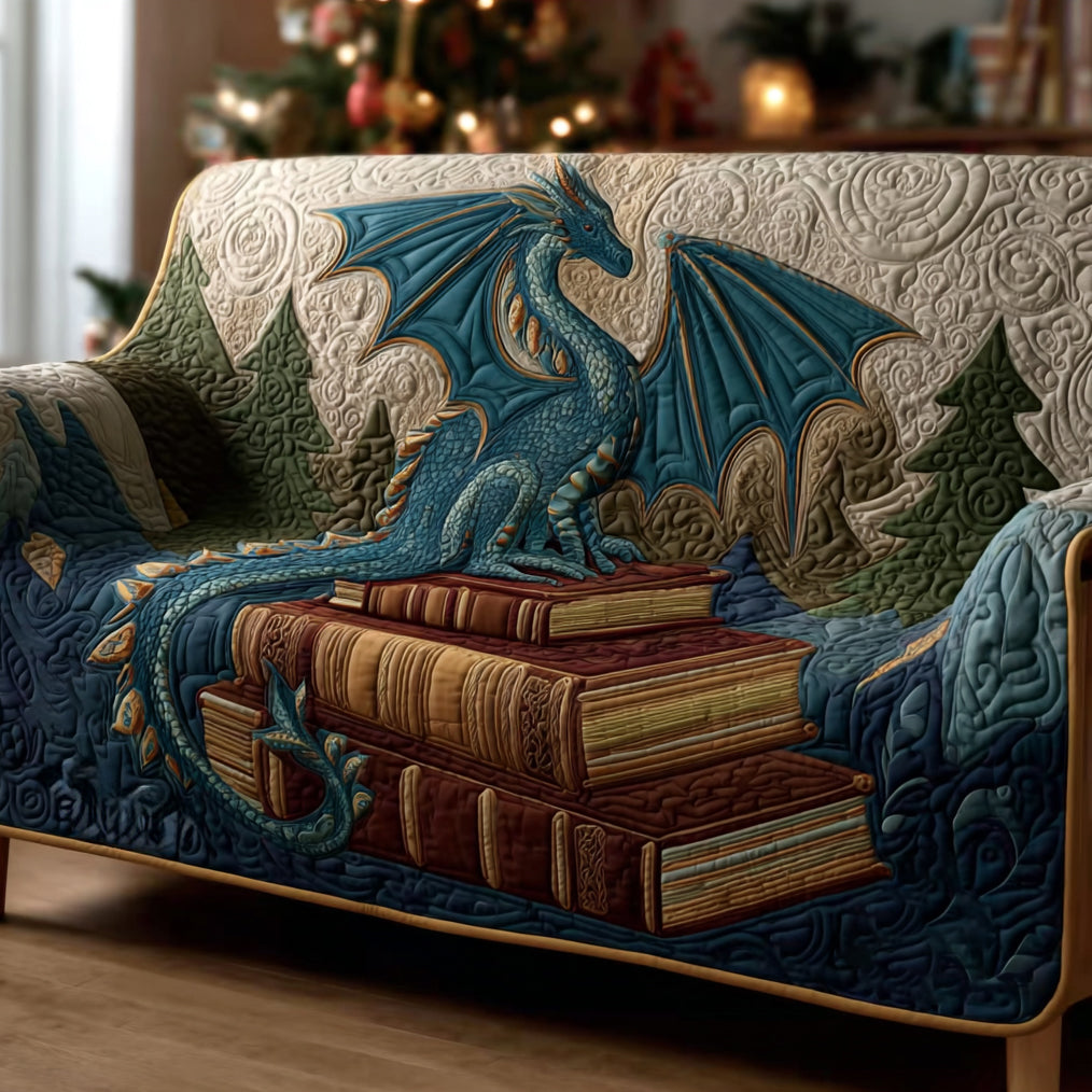 Forest Sky Dragon Quilted Sofa Cover NCU0LDH038
