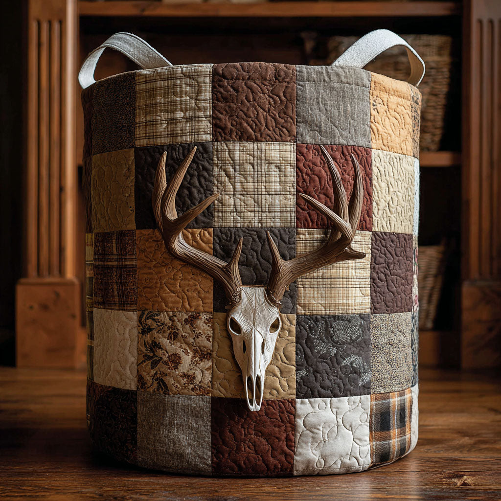 Forest Spirit Quilted Laundry Basket NCU0NNT2800