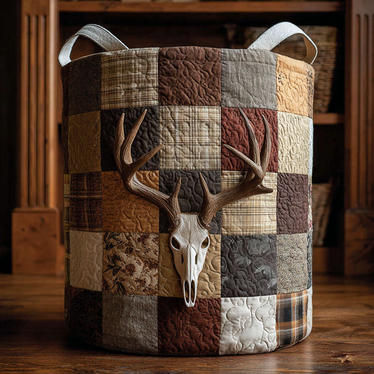 Forest Spirit Quilted Laundry Basket NCU0NNT2800