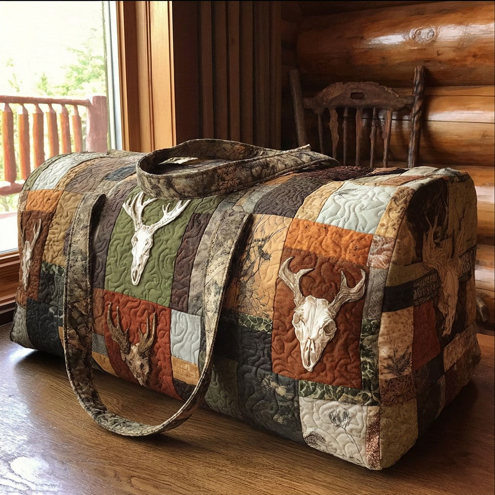 Forest Stag Legacy Quilted Duffle Bag NCU0PTT2903