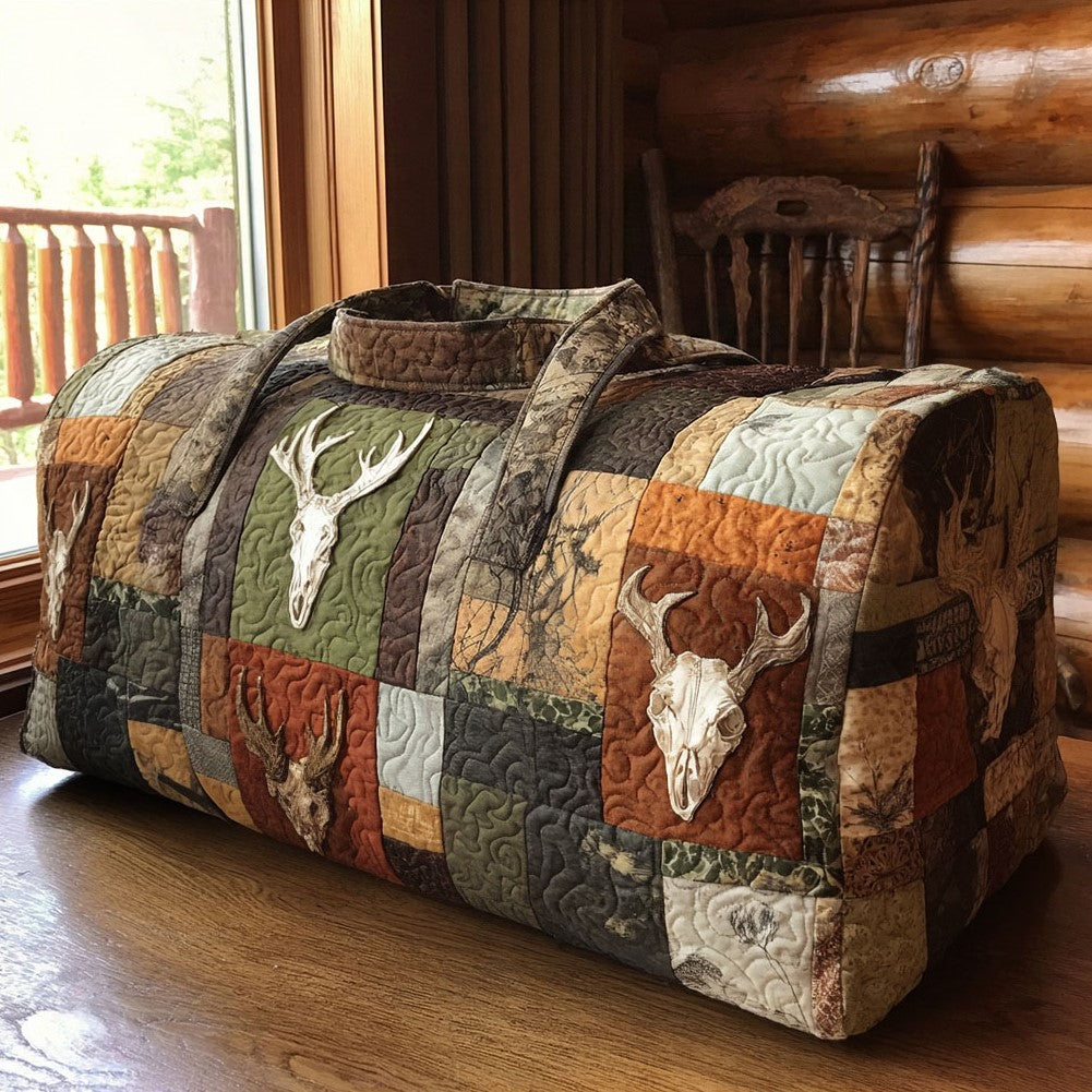 Forest Stag Legacy Quilted Duffle Bag NCU0PTT2903