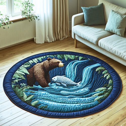 Forest Strength Quilted Round Mat NCU0NTD610