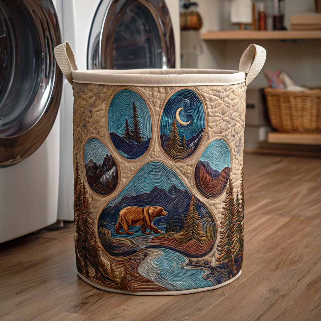 Forest Tracker Quilted Laundry Basket NCU0NTD1187