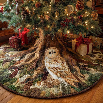 Forest Trails Christmas Quilted Tree Skirt NCU0NNT2505