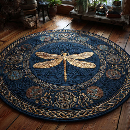 Forest Tranquility Quilted Round Mat NCU0NTV559