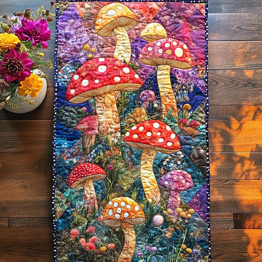 Forest Whimsy Quilted Table Runner NCU0NNT885