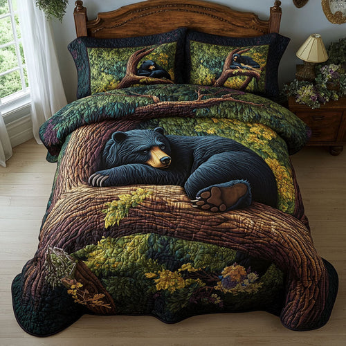 Forest Whisper Bear Duvet Cover Set NCU0NNT475