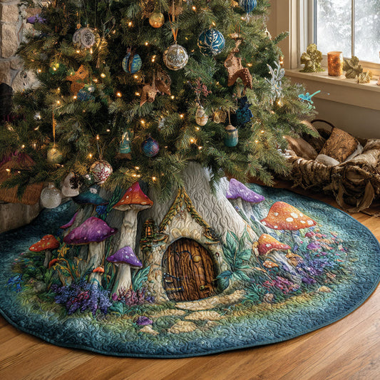 Forest Whisper Home Christmas Quilted Tree Skirt NCU0PTT2249