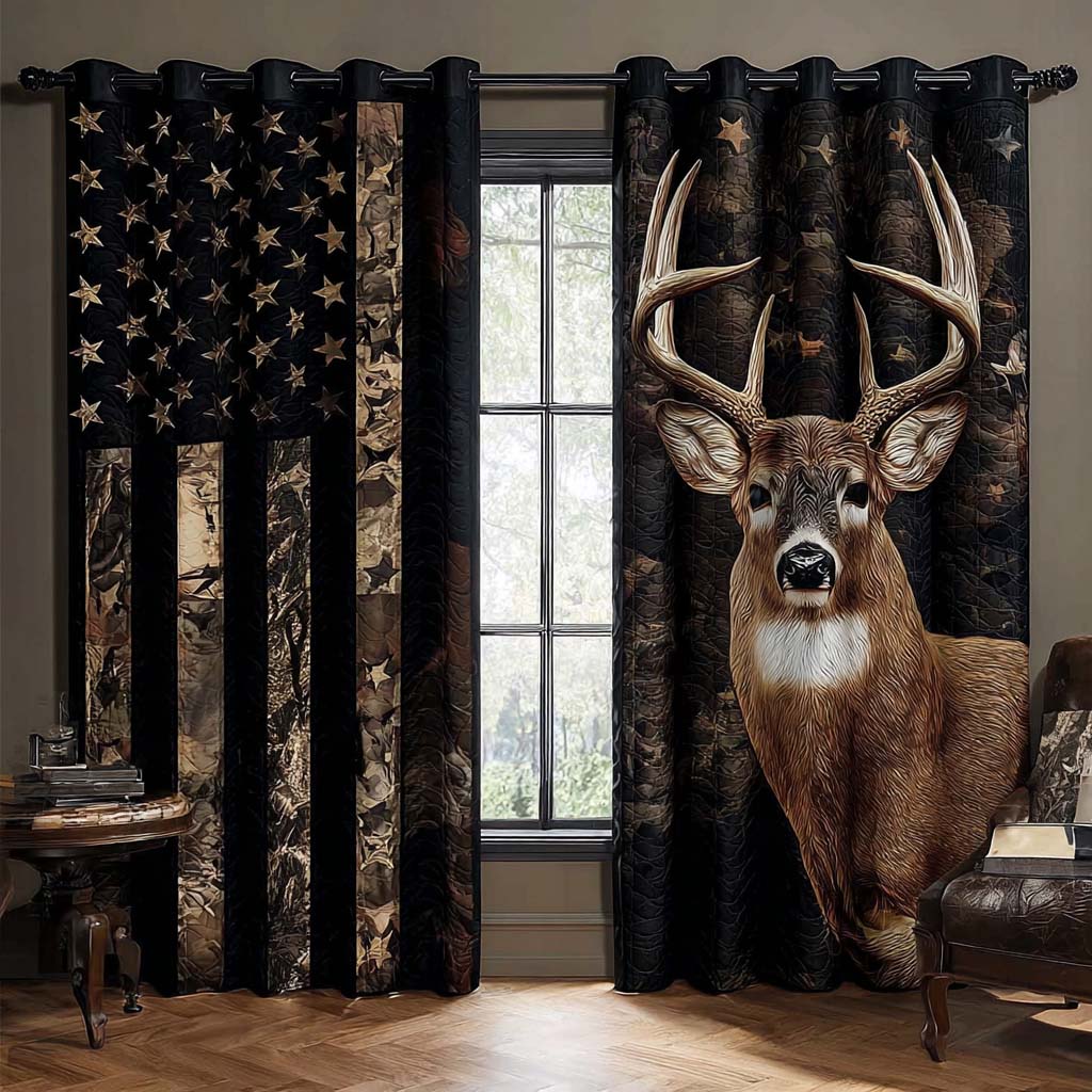 Forest Whisper Quilted Curtains NCU0NNT2396