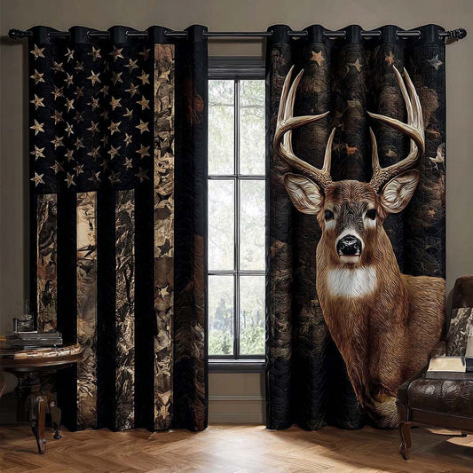 Forest Whisper Quilted Curtains NCU0NNT2396