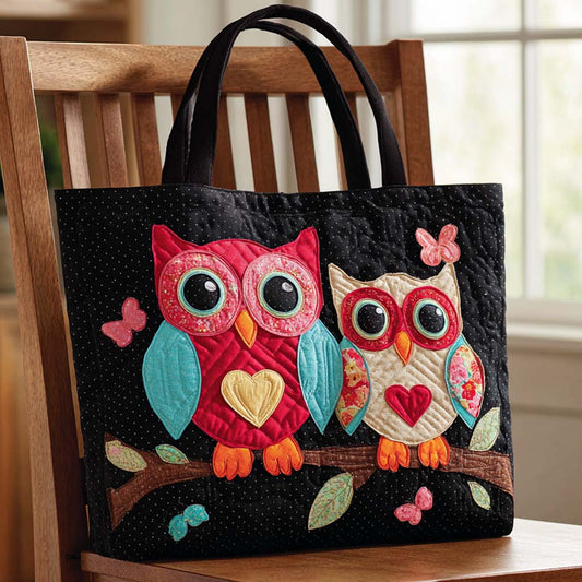 Forest Whisper Quilted Tote Bag NCU0NNT2065