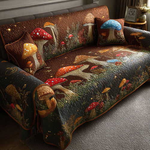 Forestlight Cottage Quilted Sofa Cover NCU0PTT2270