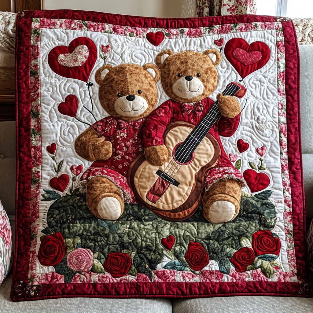 Forever Bear Hug Quilted Blanket NCU0TL2421