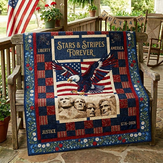 Forever Brave Quilted Blanket NCU0HNH1034