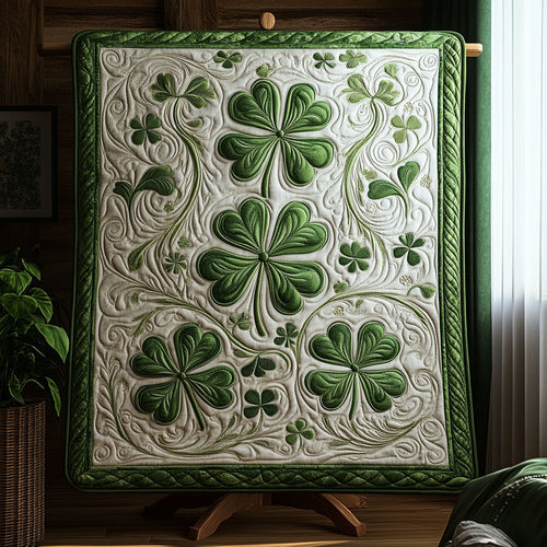 Four-Leaf Fantasy Quilted Blanket NCU0PTT152
