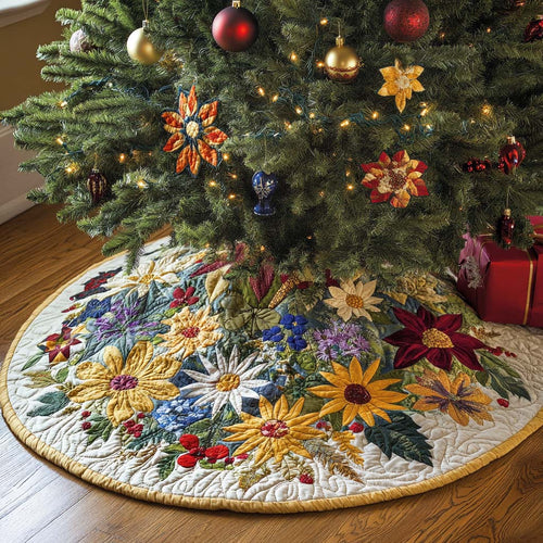 Free Spirit Christmas Quilted Tree Skirt NCU0NNT2410