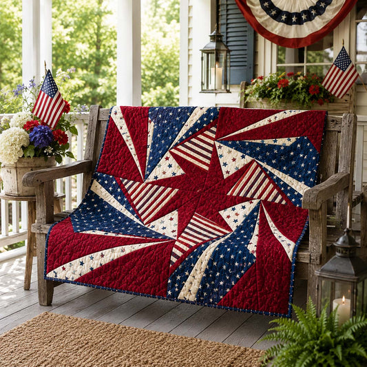 Freedom Barn Star Quilted Blanket NCU0DQQ0901
