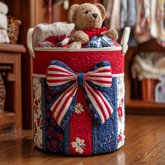 Freedom Colors Quilted Laundry Basket NCU0NNT1548