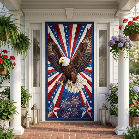 Freedom Eagle Quilted Door Cover NCU0NTD1803