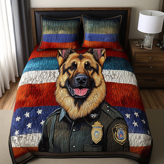 Freedom Fighter 3-Piece Quilted Bedding Set NCU0PTT503