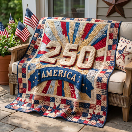Freedom Flame Quilted Blanket NCU0NNT3173