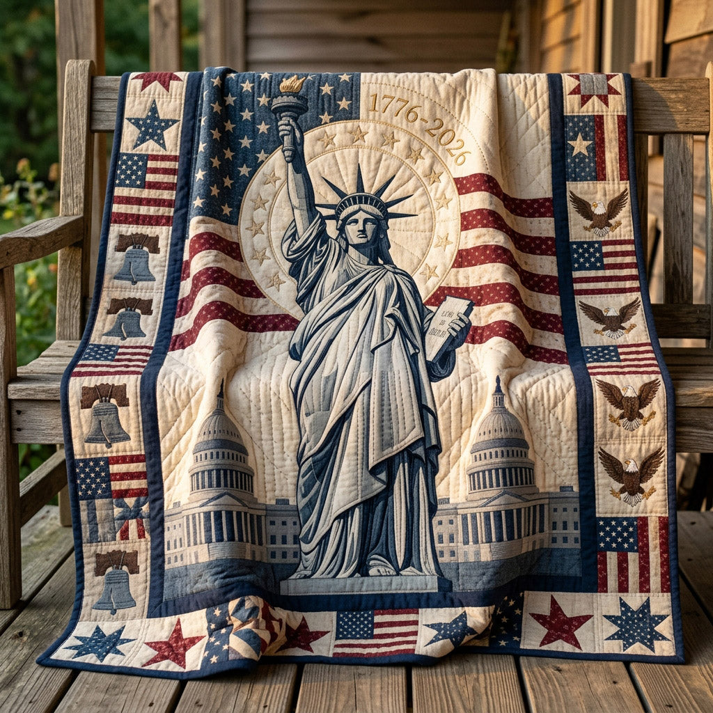 Freedom Flame Quilted Blanket NCU0HNH1124