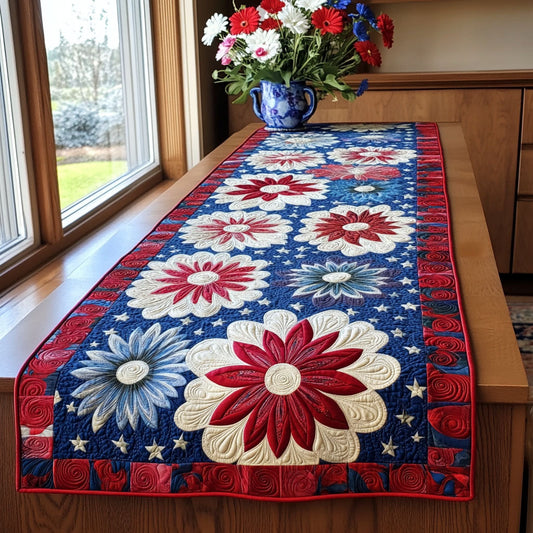 Freedom Flutter Quilted Table Runner NCU0PTT165