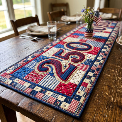 Freedom Forever Quilted Table Runner NCU0DV2132