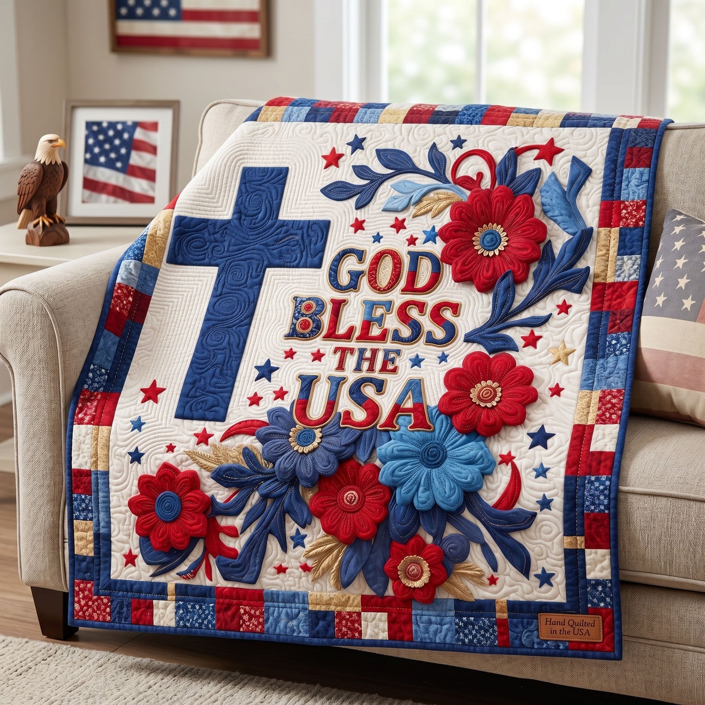 Freedom Glory Quilted Blanket NCU0NNT3176
