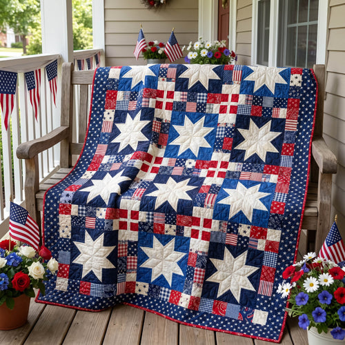 Freedom Harbor Quilted Blanket NCU0NTD1960