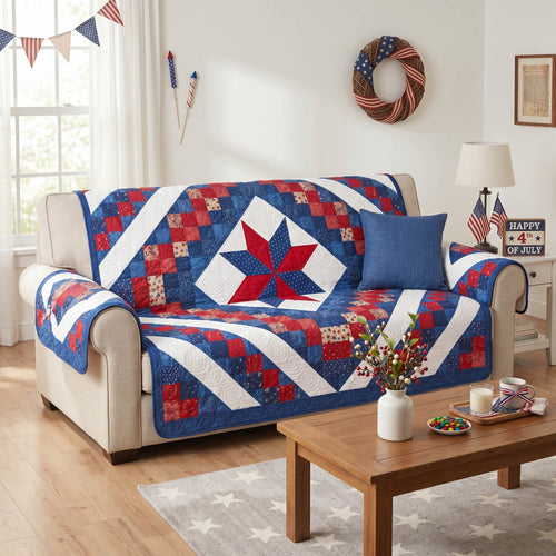 Freedom Harbor Quilted Sofa Cover NCU0NTD1983