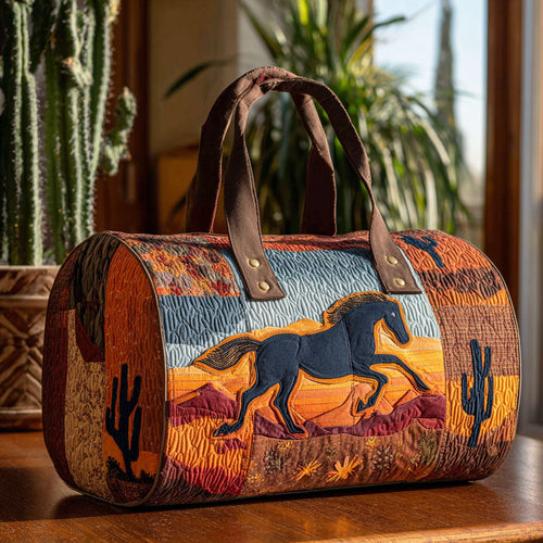 Freedom Horses Quilted Duffle Bag NCU0NTD1437