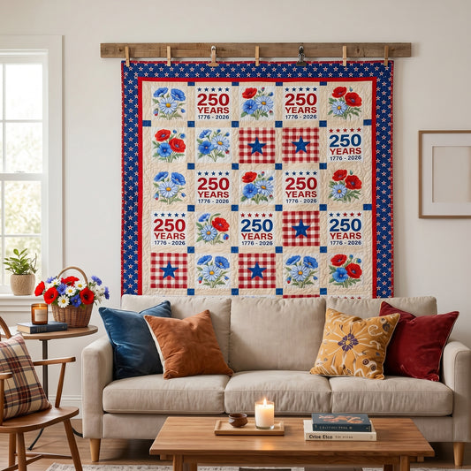 Freedom Legacy Quilted Blanket NCU0NTD1867