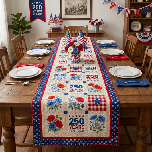 Freedom Legacy Quilted Table Runner NCU0NTD1899