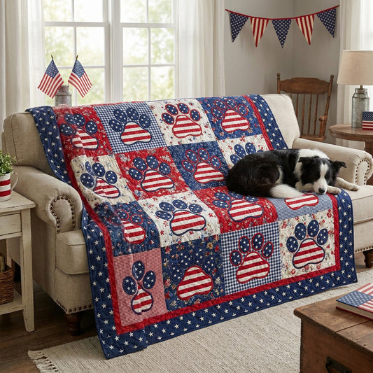 Freedom Paws Quilted Blanket NCU0NTV1072