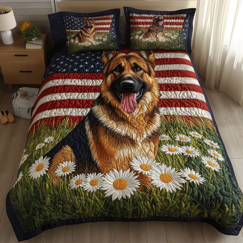 Freedom Shepherd 3-Piece Quilted Bedding Set NCU0PTT440